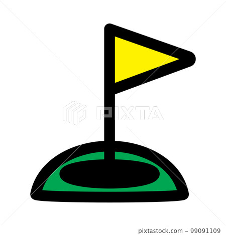 Golf icon line isolated on white background. Black flat thin icon on modern outline style. Linear symbol and editable stroke. Simple and pixel perfect stroke vector illustration. Golf icon line isolated on white background. Black flat thin icon on modern outline style. Linear symbol and editable stroke. Simple and pixel perfect stroke vector illustration. 99091109