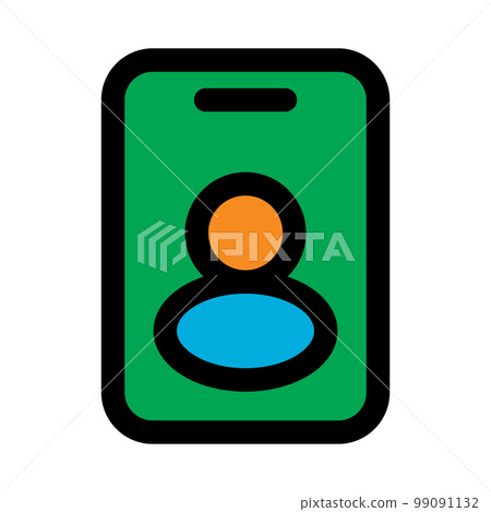 Id card icon line isolated on white background. Black flat thin icon on modern outline style. Linear symbol and editable stroke. Simple and pixel perfect stroke vector illustration. Id card icon line isolated on white background. Black flat thin icon on modern outline style. Linear symbol and editable stroke. Simple and pixel perfect stroke vector illustration. 99091132