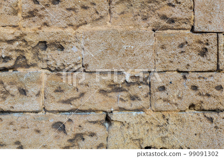Stone Wall Background 99091302