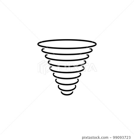 Tornado icon 99093723
