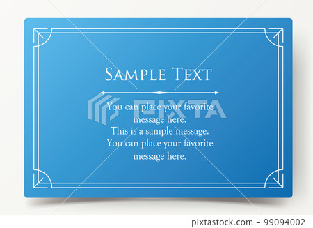Luxury card design. Antique decorative design. Elegant edge pattern. Luxury card design. Antique decorative design. Elegant edge pattern. 99094002