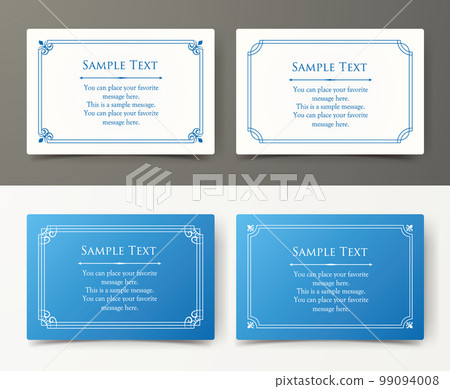 Luxury card design. Antique decorative design. Elegant edge pattern. Luxury card design. Antique decorative design. Elegant edge pattern. 99094008