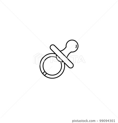 baby pacifier icon baby pacifier icon 99094301