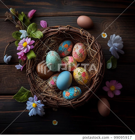 easter, flower, egg 99095917