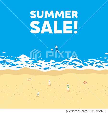 Material _ background _ sea _ beach _ blue _ family _ summer sale Material _ background _ sea _ beach _ blue _ family _ summer sale 99095926