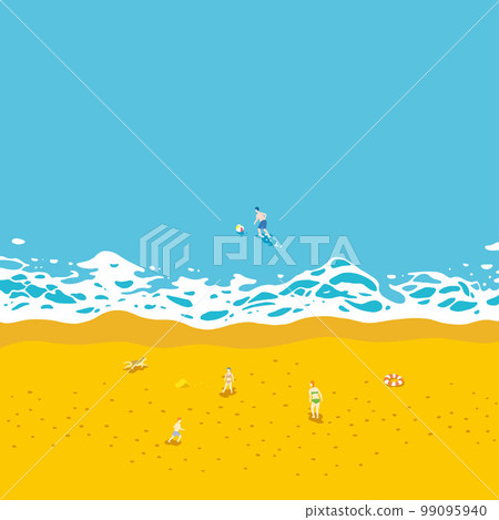 Material _ background _ sea _ beach _ family 99095940