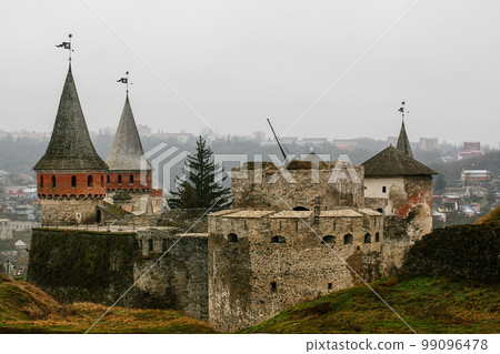 The ancient fortress castle Kamenetz-Podolsky The ancient fortress castle Kamenetz-Podolsky 99096478