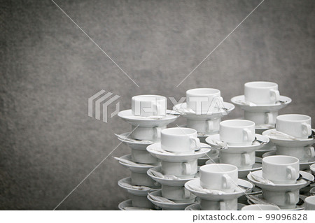 The pile of tea cups 99096828