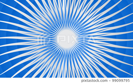 Vector simple background. Spiral stripes in pop art style 99099795
