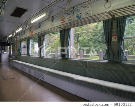 Nagaragawa Railway Nagara 500 type inside the car 99100132