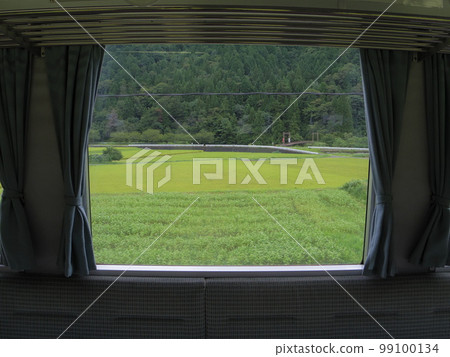 View of ears of rice from Nagaragawa Railway View of ears of rice from Nagaragawa Railway 99100134
