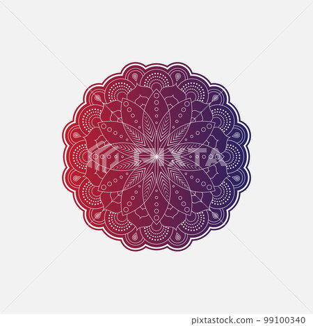 yoga and meditation mandala element logo template vector eps format 99100340