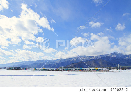 Oito Line Winter E257 Series Limited Express Azusa Oito Line Winter E257 Series Limited Express Azusa 99102242