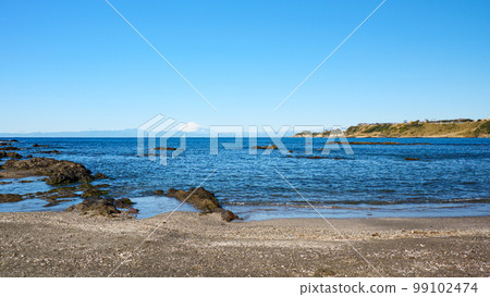 冬天的湘南(可以看到富士山) 冬天的湘南(可以看到富士山) 99102474