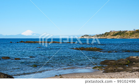 Shonan in winter (you can see Mt. Fuji) 99102496