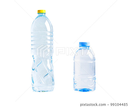 Plastic water bottle isolated on white background, mineral, healthy concept. 99104485