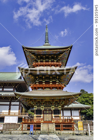 千葉縣 Naritasan Shinshoji 寺的三層寶塔 千葉縣 Naritasan Shinshoji 寺的三層寶塔 99105945