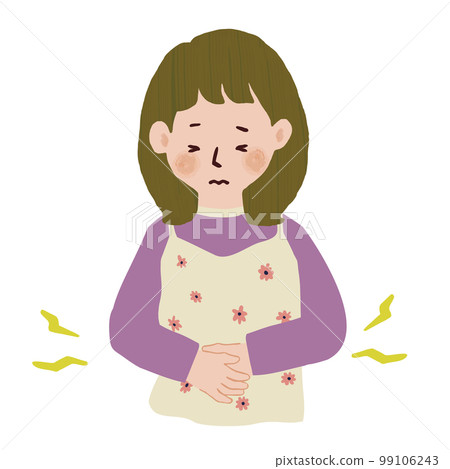 PMS abdominal pain endometriosis stress female 99106243