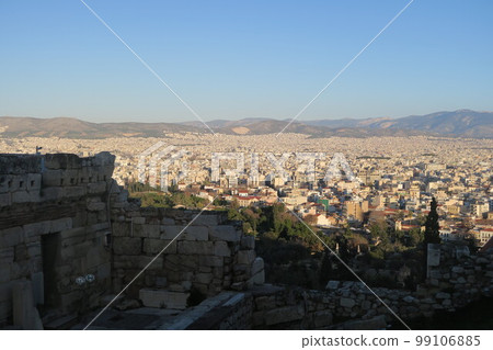 從雅典衛城山上看到的雅典城市景觀 99106885