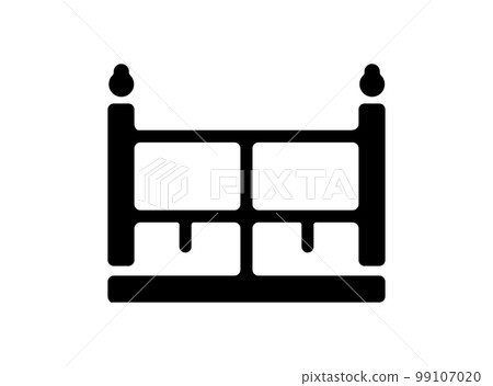 Japanese style icon [balustrade] vector illustration 99107020