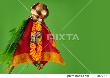 Gudi Padwa, Lunar New Year celebration of India. Gudi Padwa, Lunar New Year celebration of India. 99107213