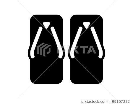 日式圖標 [zori] 矢量插圖 99107222