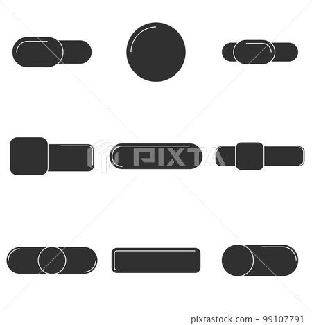 Vector illustration on the theme button 99107791