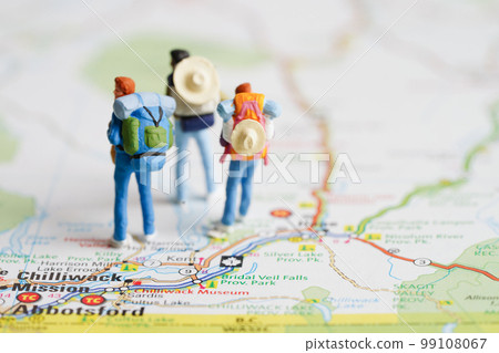 Business people rushing and going on a long trip for a work meeting at office. Business people rushing and going on a long trip for a work meeting at office. 99108067