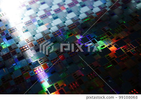 Silicon wafer for manufacturing semiconductor of integrated circuit. 99108068