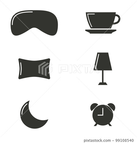 Vector illustration on the theme sleep Vector illustration on the theme sleep 99108540