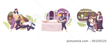 Alternative Medicine Flat Concept 99109320