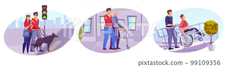 Transport And Devices For Disabled Flat Set 99109356