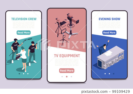 TV Show Isometric Set TV Show Isometric Set 99109429