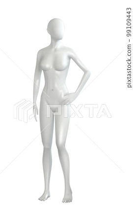 Female Body Mannequin Composition Female Body Mannequin Composition 99109443