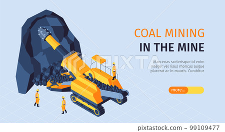 Mine Industry Horizontal Banner Mine Industry Horizontal Banner 99109477