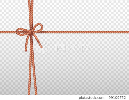 Rope Knots Realistic Transparent 99109752