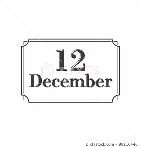 十二月標題和簡單經典的框架設計 十二月標題和簡單經典的框架設計 99110446