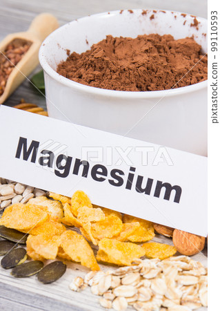 Healthy food as source natural magnesium, fiber and other vitamins and minerals Healthy food as source natural magnesium, fiber and other vitamins and minerals 99110593