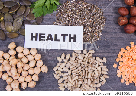 Inscription health with various ingredients as source natural minerals, potassium, vitamin K Inscription health with various ingredients as source natural minerals, potassium, vitamin K 99110596