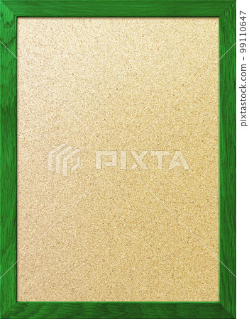Vertical background image of a light brown textured corkboard with a dark green border in a wooden frame 99110647
