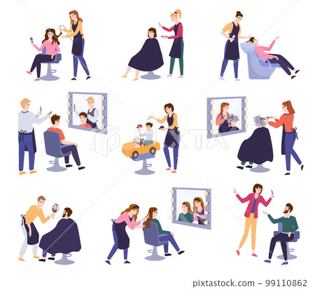 Hairdresser Flat Set Hairdresser Flat Set 99110862