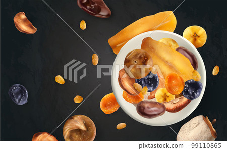 Dry Fruits Chalkboard Background Dry Fruits Chalkboard Background 99110865