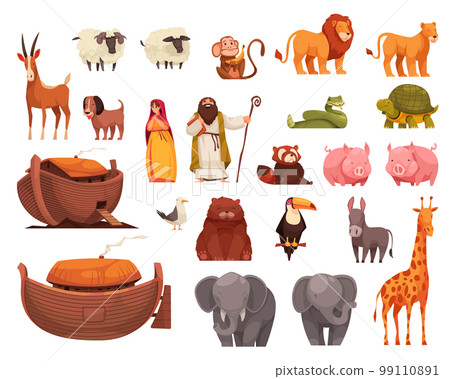 Noahs Isolated Icons Collection Noahs Isolated Icons Collection 99110891
