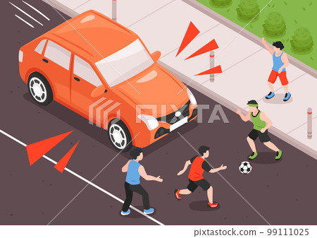 Kids On Road Composition 99111025