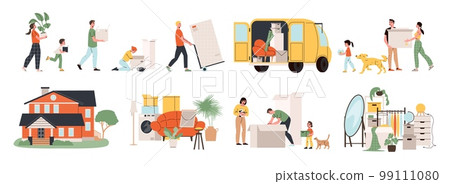 family moving relocating set 99111080