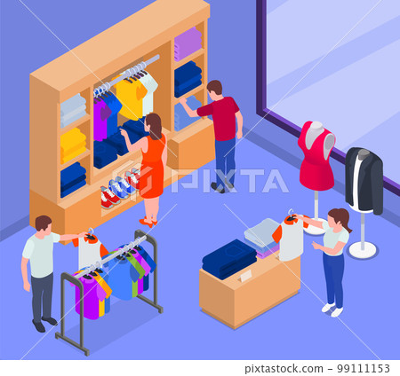 Fast Fashion Boutique Composition 99111153