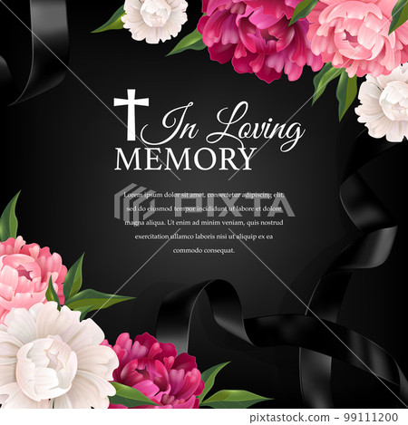 Loving Memory Condolence Background 99111200