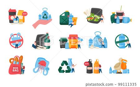 Self Care Flat Recolor Icon Set Self Care Flat Recolor Icon Set 99111335