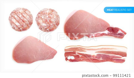Meat Products Realistic Set Meat Products Realistic Set 99111421