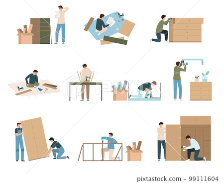 Flat Furniture Assembly Set 99111604